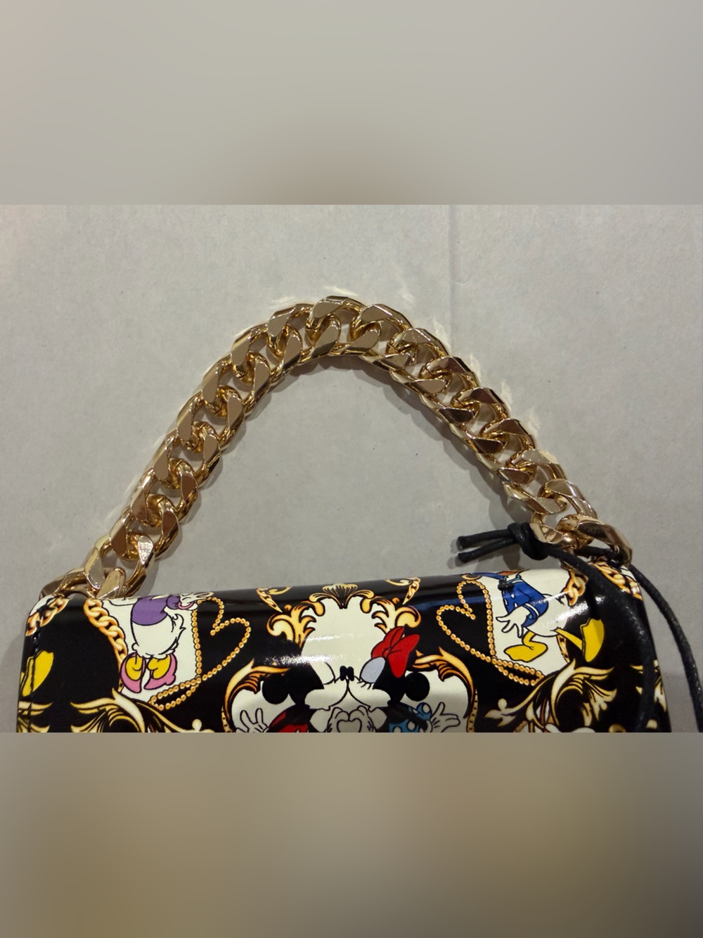 Disney x Aldo Black Character Chain Handle Belt Bag - Picture 5 of 11